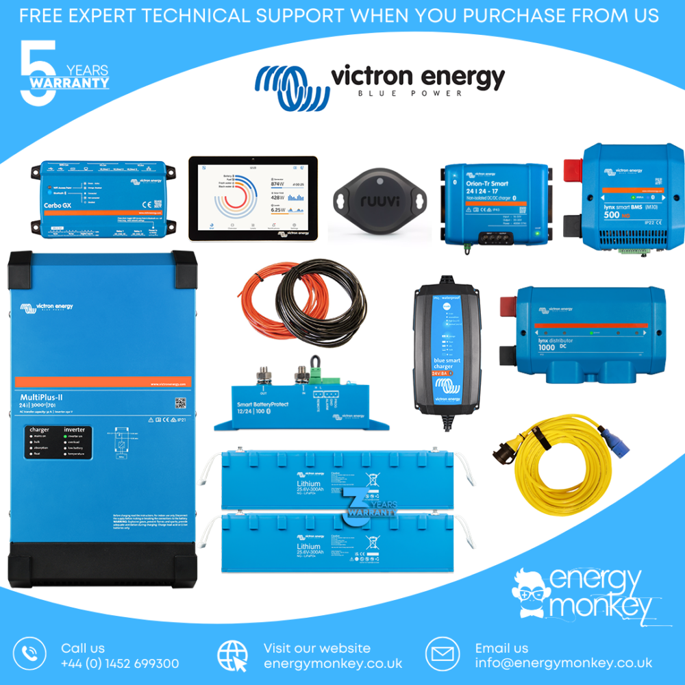 Camper Ultimate Electrics 24v 3kVA NG Lithium