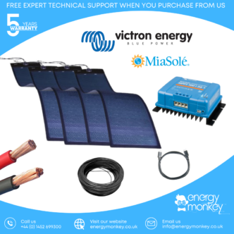 300w Flexible Solar Add-On Kit (4x 75w)
