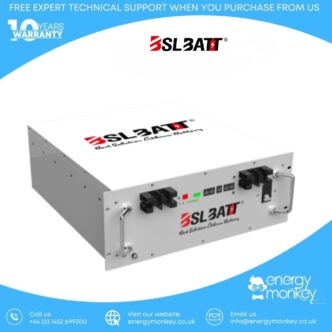 BSLBATT® 51.2v 2.66kWh Rack Mounted LiFePO4 Battery(B-LFP48-50E-RM)