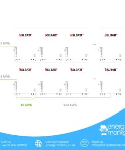 Alternative view of Ultra-thin 5kWh 51.2V Solar Power Wall Battery