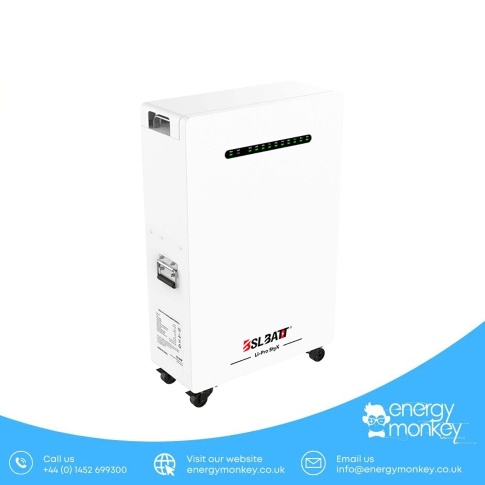 Alternative view of 16kWh 51.2V 314Ah lithium ion House Battery