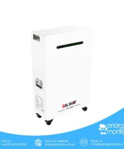 Alternative view of 16kWh 51.2V 314Ah lithium ion House Battery