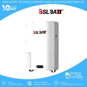 10kWh 51.2V IP65 Home Wall Mounted Solar Battery