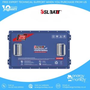 Alternative view of 48V 105Ah Lithium Golf Cart Battery – B-LFP-48-105GC