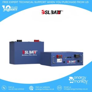 B-LFP48-170E Server Rack Battery – 51.2V 8.8kWh