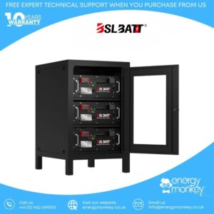B-LFP48-100E 4U Server Rack Battery 51.2V 5.12kWh Lithium Energy Storage