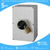 Enclosed DC Switch IP67 Nema 4X 2 Pole 1 String 48A 600VDC Lockable Rotary Handle (SI40-PEL64R-2)