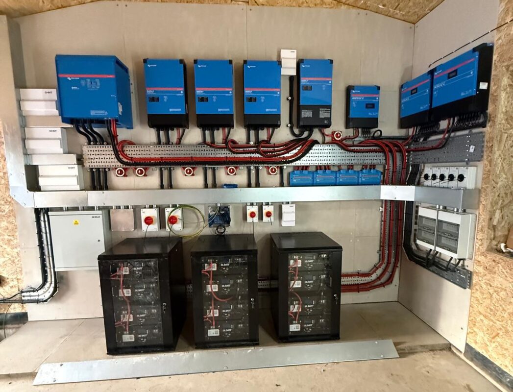 Victron MultiPlus 3 phase inverter system installation by NB Electrical