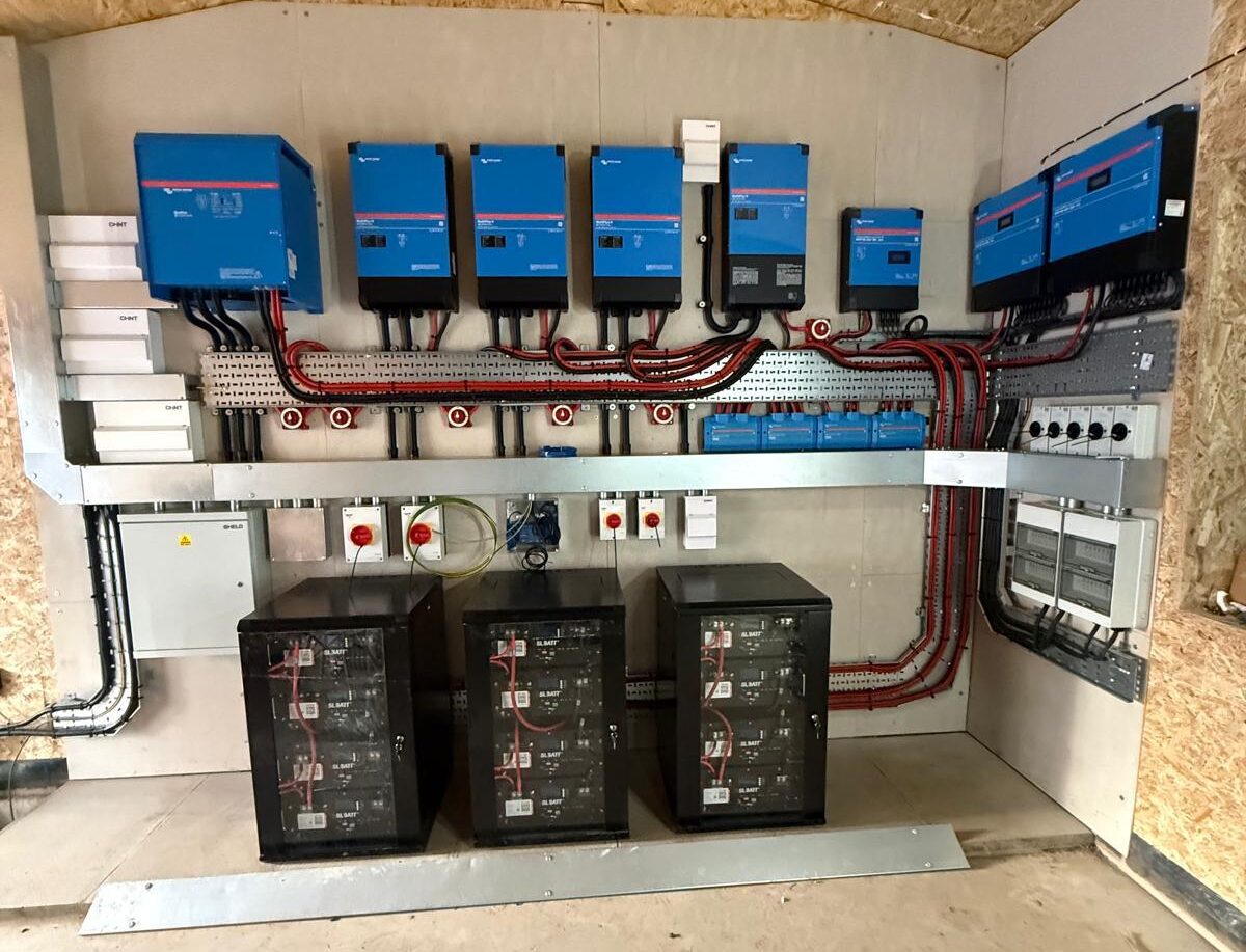 Victron MultiPlus 3 phase inverter system installation by NB Electrical